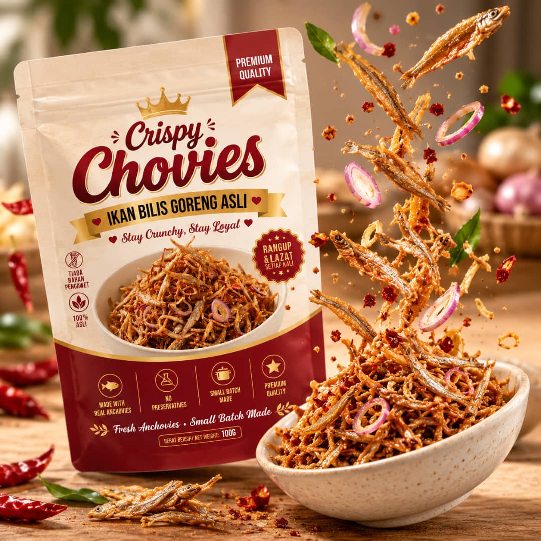Crispy Chovies fried anchovy snack